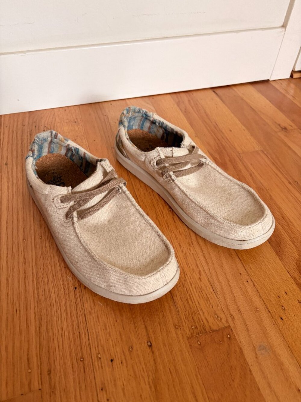 Sanuk Shaka Lite 2 Sl - Cream - Size 10.5
